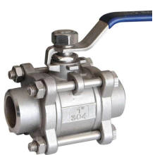 3 PCS Stainless Steel Butt-Weld Control Valve Ball Valve